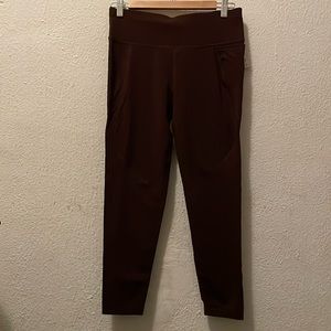 Sweaty Betty Black Cherry 7/8 Length Power Leggings - New with Tags